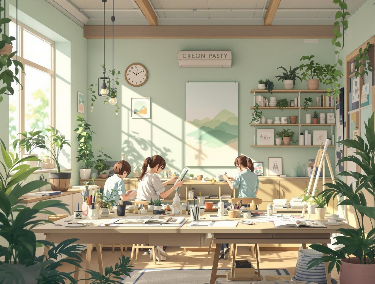 韩漫剧免费品牌故事 - 动画工作室创作场景